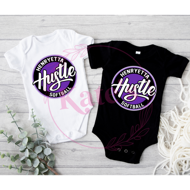 Hustle Softball Onesies